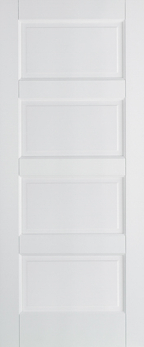 White Contemporary Primed Internal Fire Door