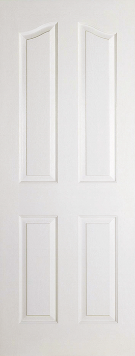 White Moulded Mayfair 4 Panel Primed Internal Door