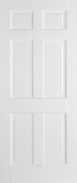 White Regency 6 Panel Primed Internal Door