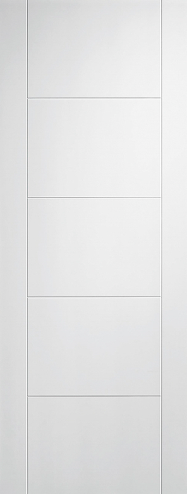 White Vancouver 5 Panel Primed Internal Fire Door