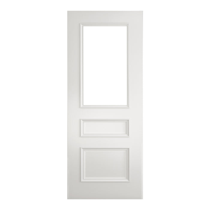 Windsor White Primed Bevelled Glaze Internal Door