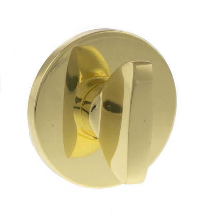 Tupai Exclusivo 5S Line WC Turn and Release on 5mm Slimline Round Rose - Polished Brass