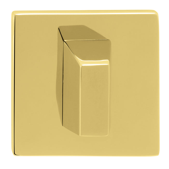 Tupai Exclusivo 5S Line WC Turn and Release on 5mm Slimline Square Rose - Raw Brass