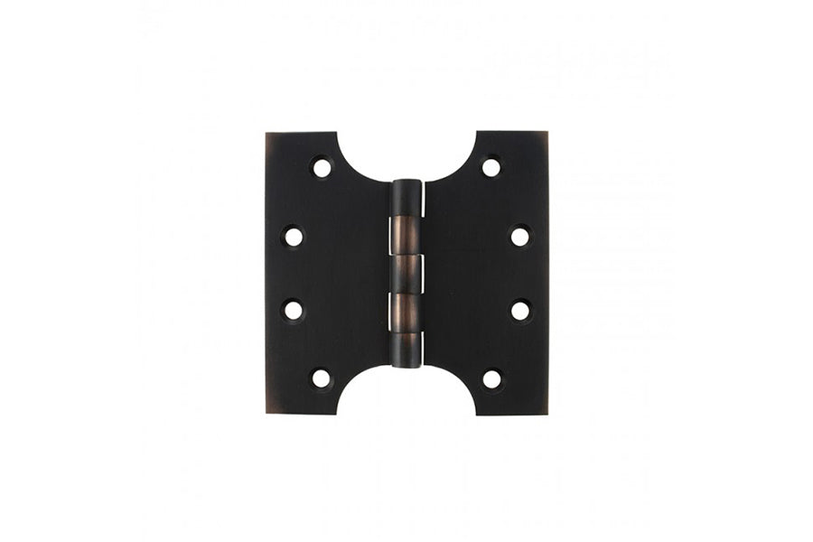 Atlantic Solid Brass Parliament Hinges 4" x 2" x 4mm - Antique Copper