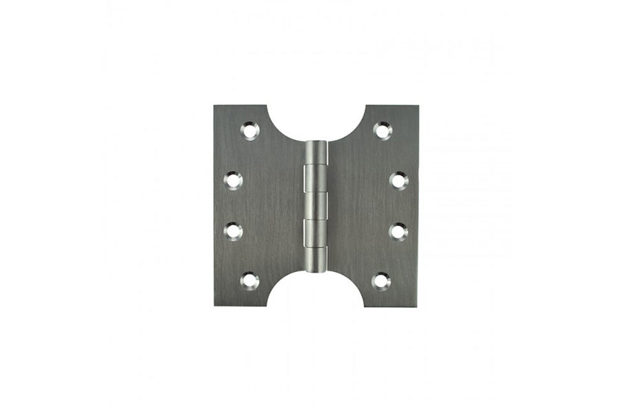 Atlantic Solid Brass Parliament Hinges 4" x 2" x 4mm - Satin Chrome